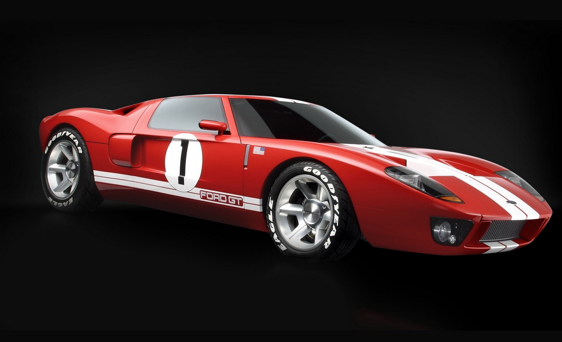 красный спортивный автомобиль Ford GT загрузить