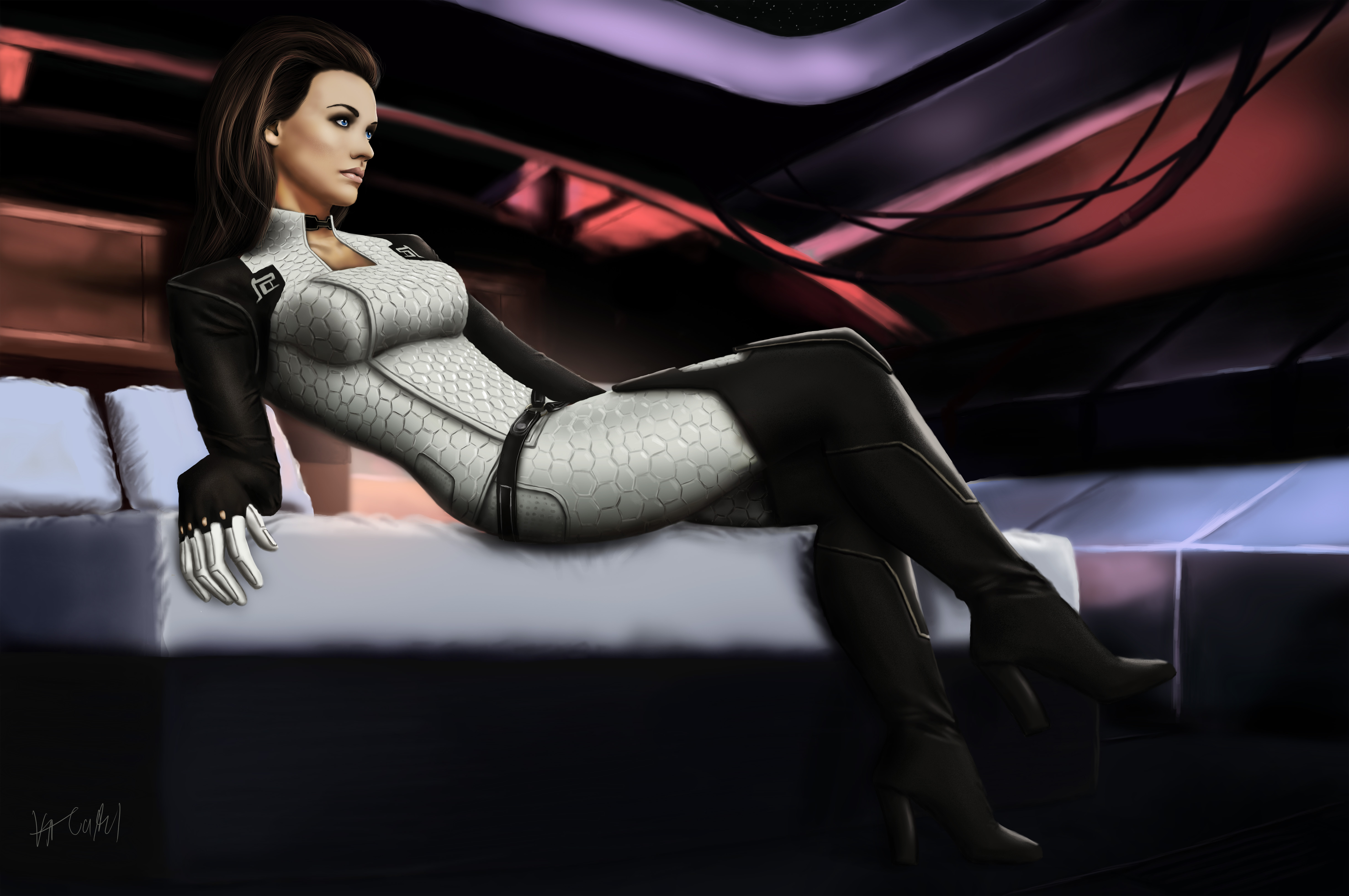 Миранда Лоусон игра Mass Effect 2 бесплатно