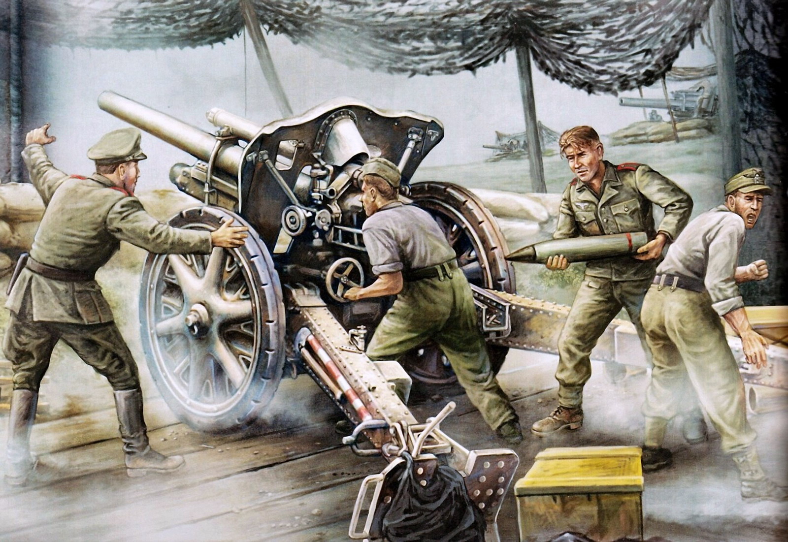 Картина артиллеристы