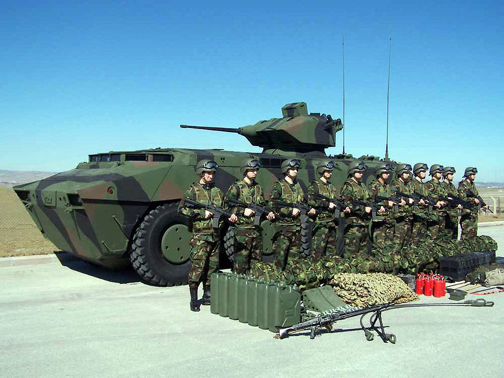 Обои для рабочего стола Боевая техника бронетранспортёр FNSS Pars 8х8 Армия БТР военные