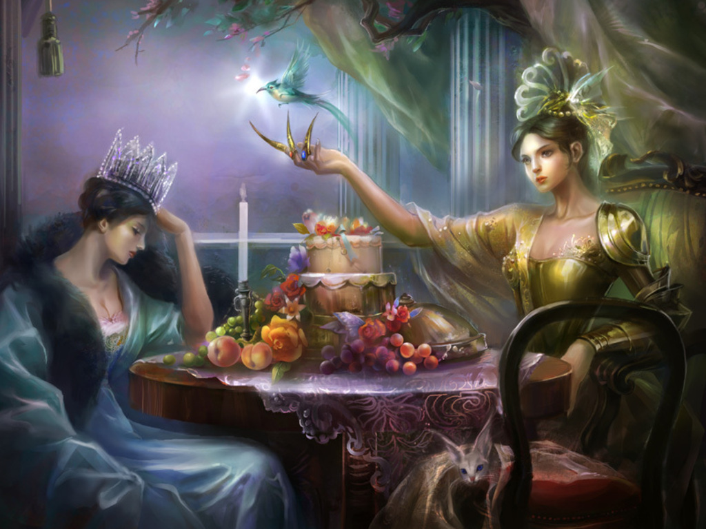 Феи и волшебницы. Славянская волшебница. Волшебница. Девушка ведьма. Художница-иллюстратор rongrong wang (shenhaiyuyou).