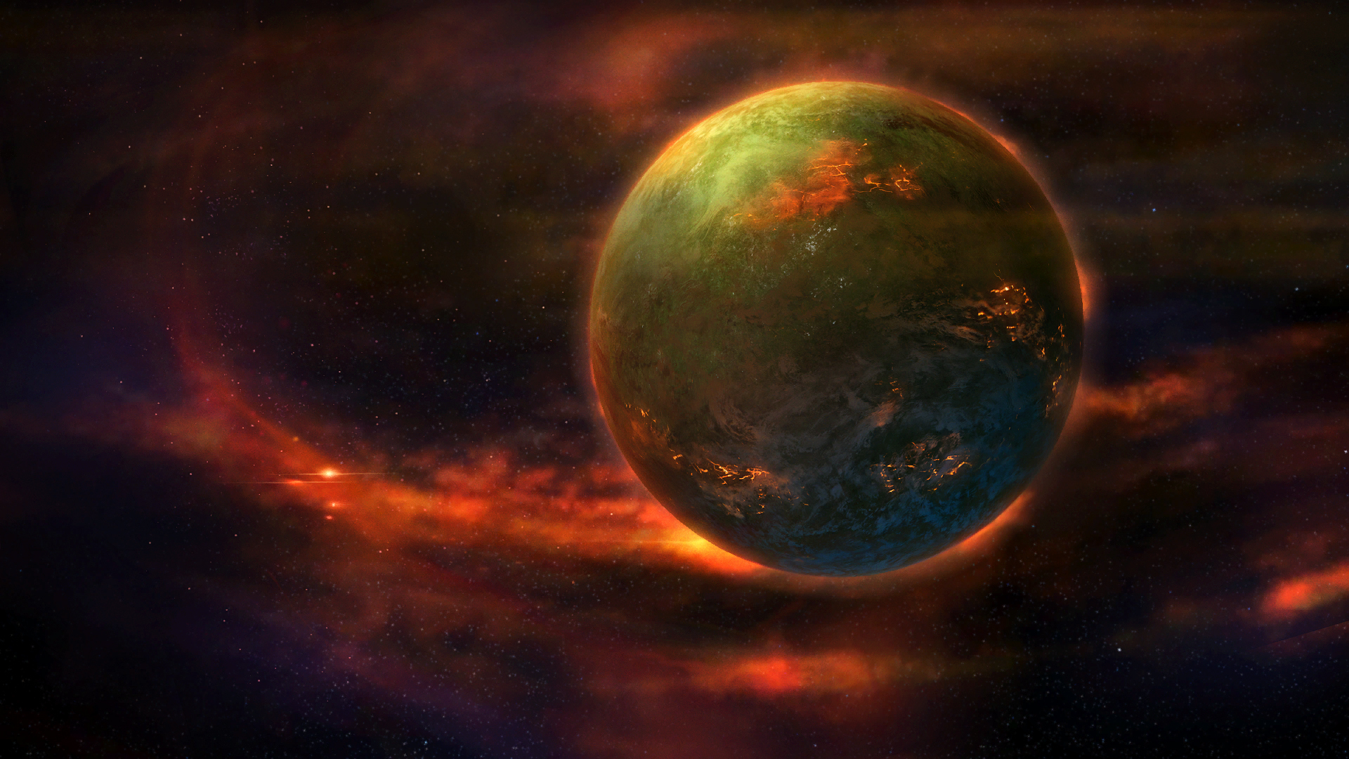 Обои космос планета игры StarCraft картинки на рабочий стол на тему Космос - скачать бесплатно