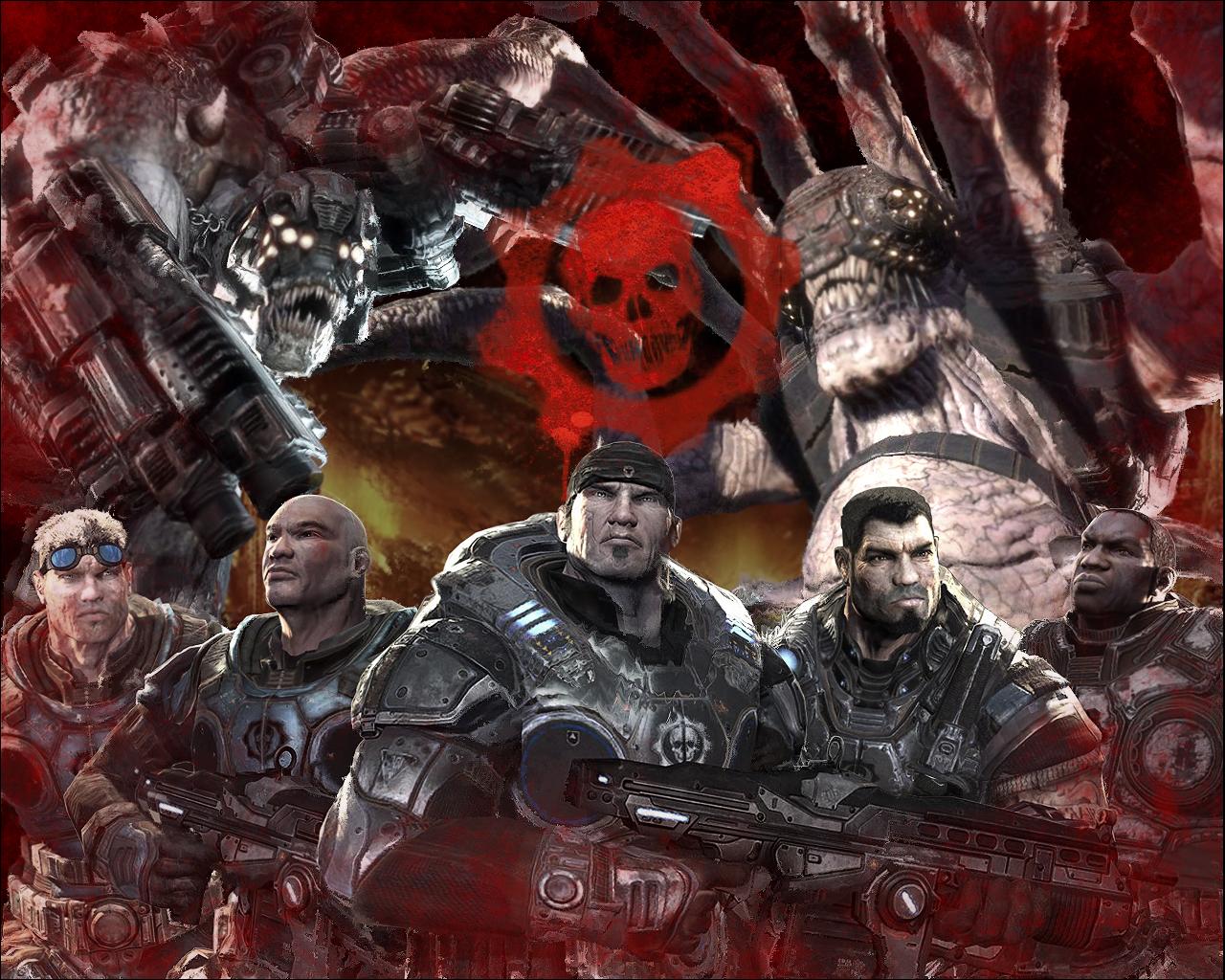 Gears of War Игры фото компьютерная игра обои картинки скачать на рабочий с...