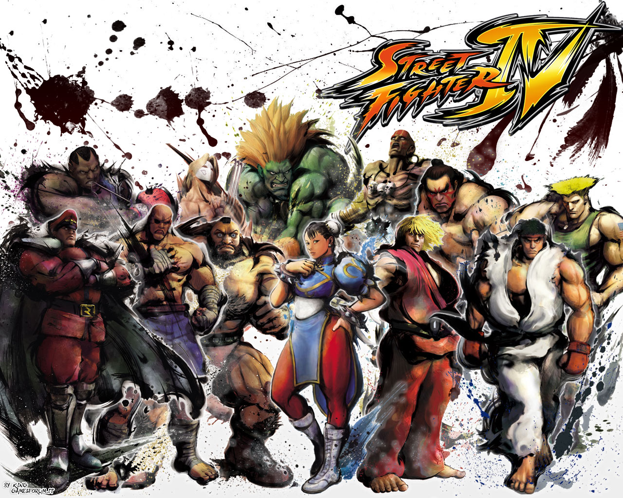 Street Fighter игра рисунок бесплатно