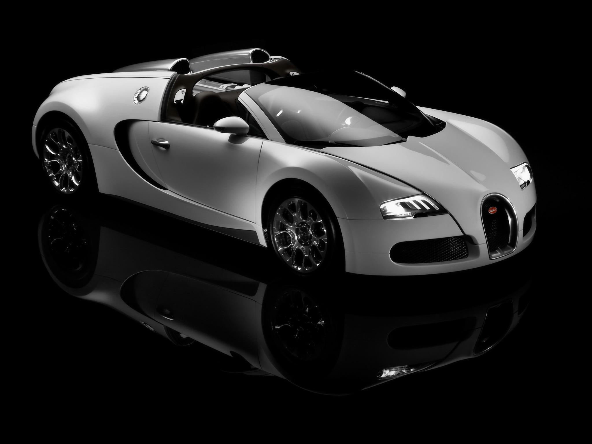 серебристая Bugatti скачать
