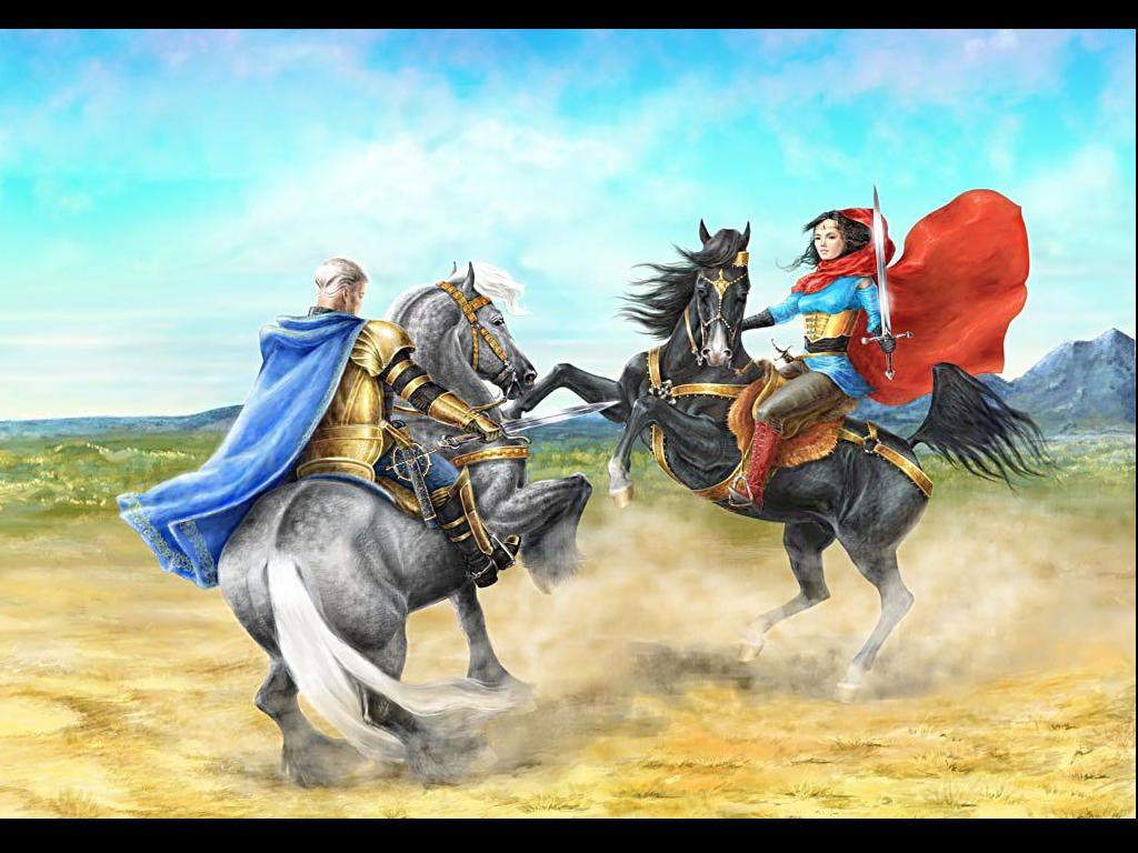 Друг против друга битва. Рыцари сражаются на конях. Рыцарь на коне. Бой рыцарей на конях.