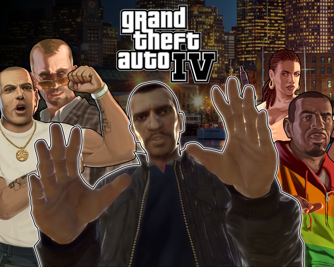 Grand Theft Auto GTA 4 Игры фото 1280x1024 компьютерная игра, GTA, ГТА ...