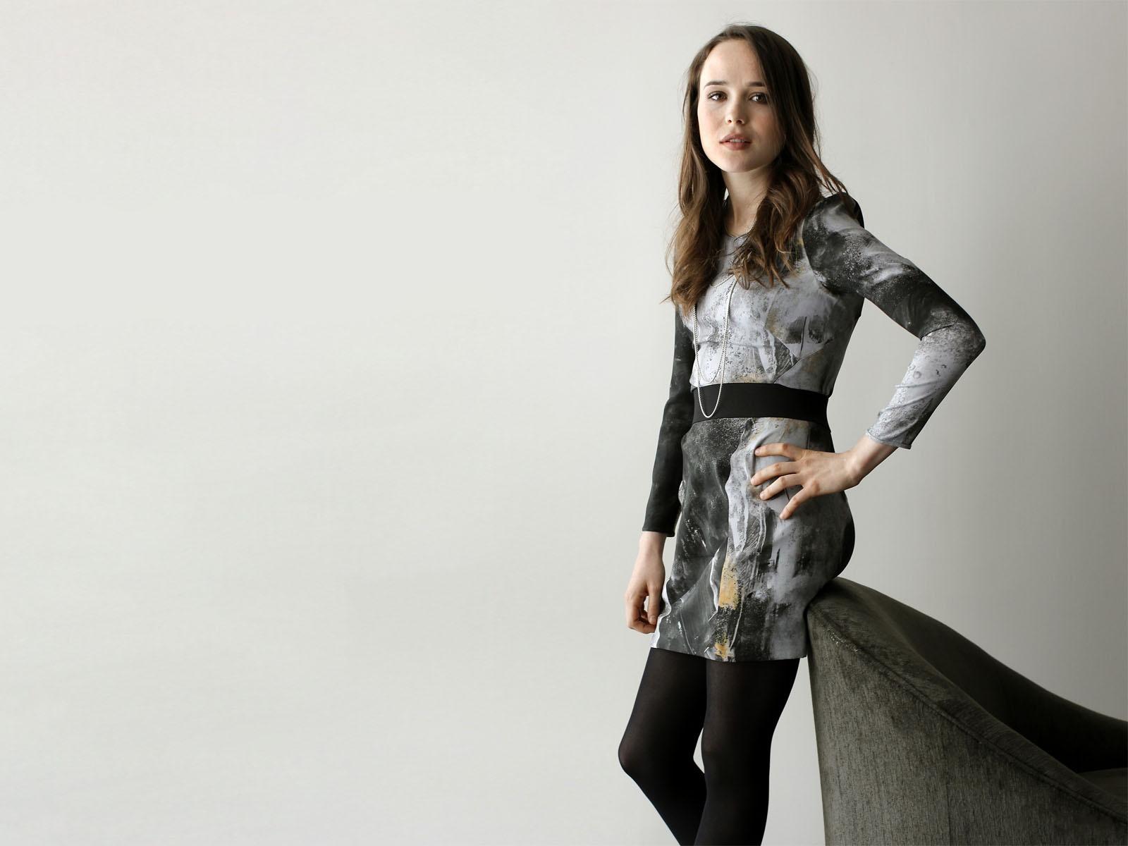 Ellen Page Знаменитости фото 1600x1200 Эллен Пейдж обои картинки скачать на...