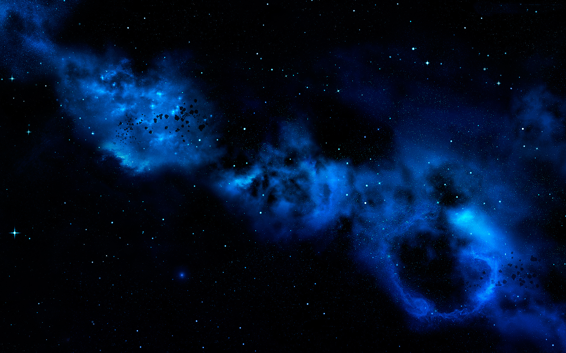 Обои звездное черное небо картинки на рабочий стол на тему Космос - скачать бесплатно