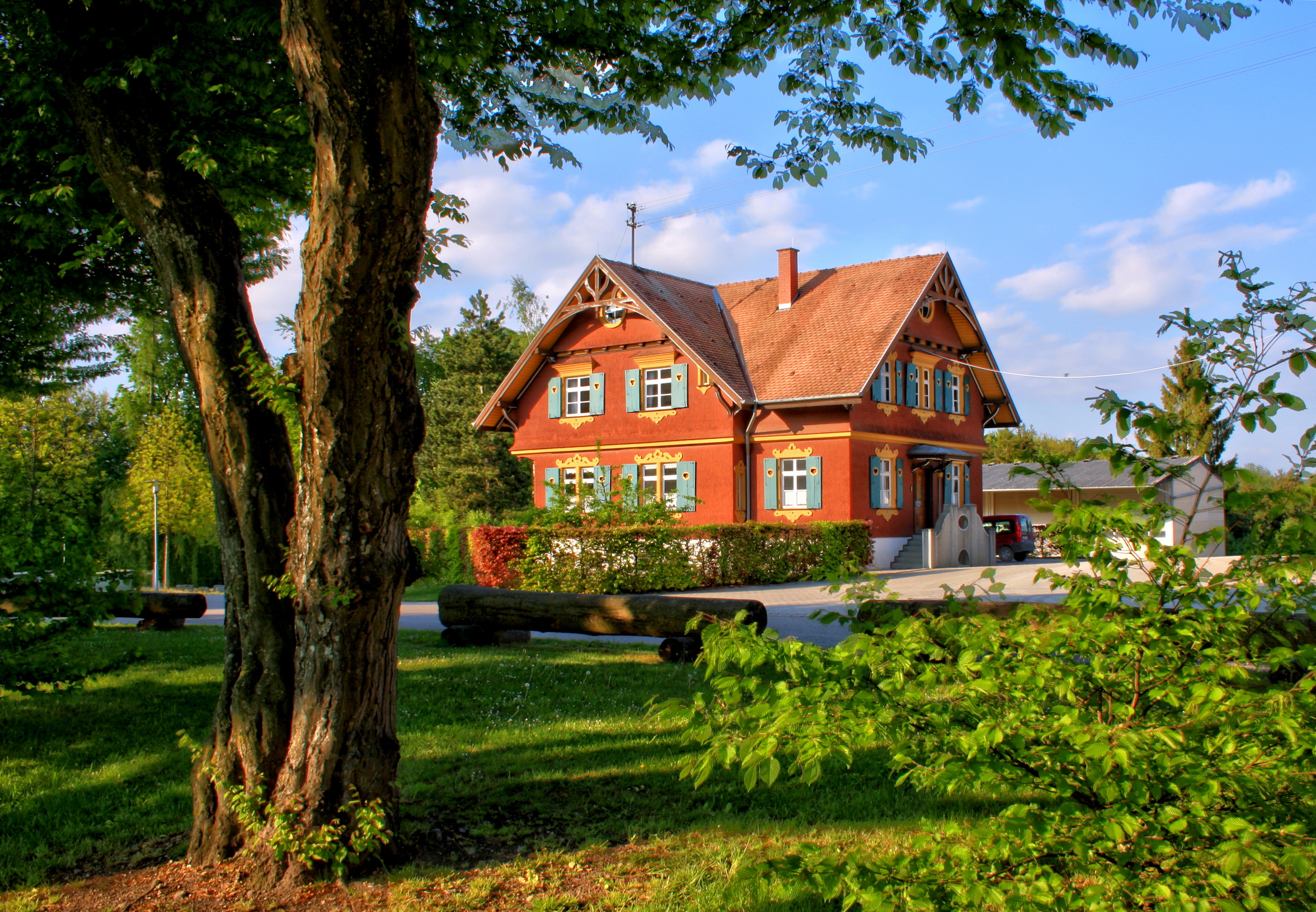 Germany home. Лаупхайм Германия. Сельская усадьба "вилла Кантри". Домик в деревне. Деревенский домик.