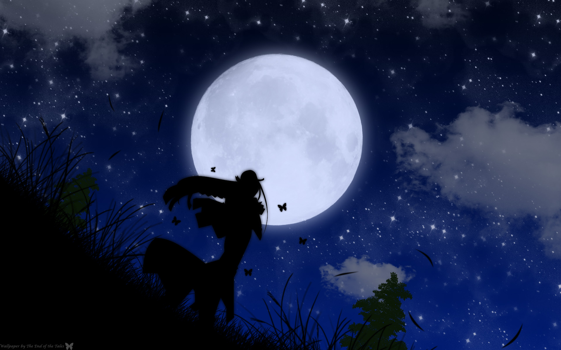 Чудесны лунные мартовские ночи впр 5. Лунная ночь. Луна на небе. Ночное небо фэнтези.