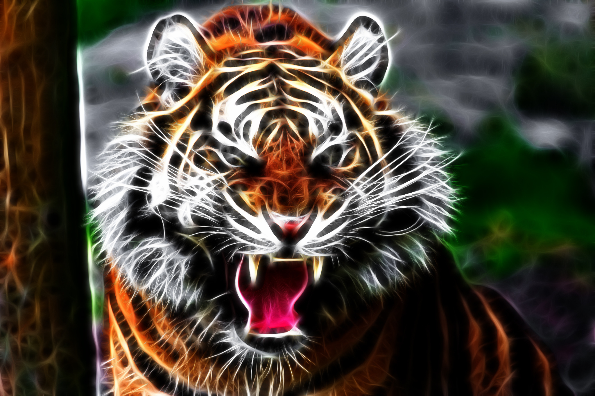 Аватарки на экран телефона. Тигр 3. Тайгер тигр. Оскал тигра 3д. Крутые обои тигр.