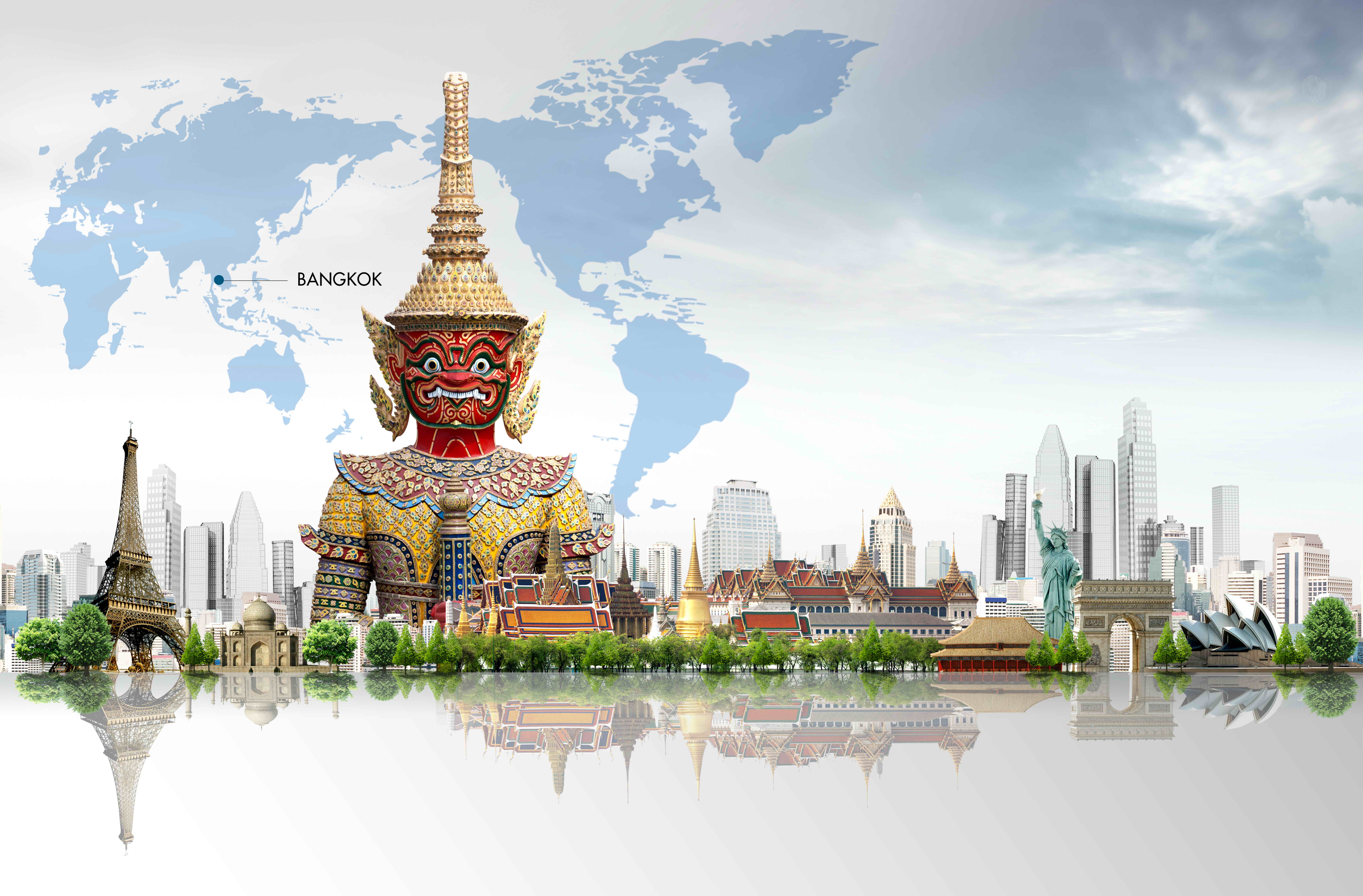 страны архитектура Бангкок Таиланд загрузить