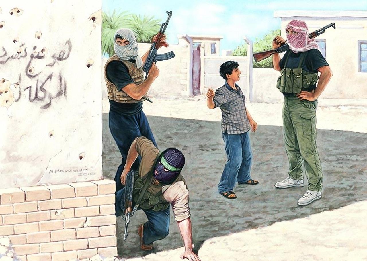 Картинки солдат боевики за углом Рисованные военные Солдаты Армия