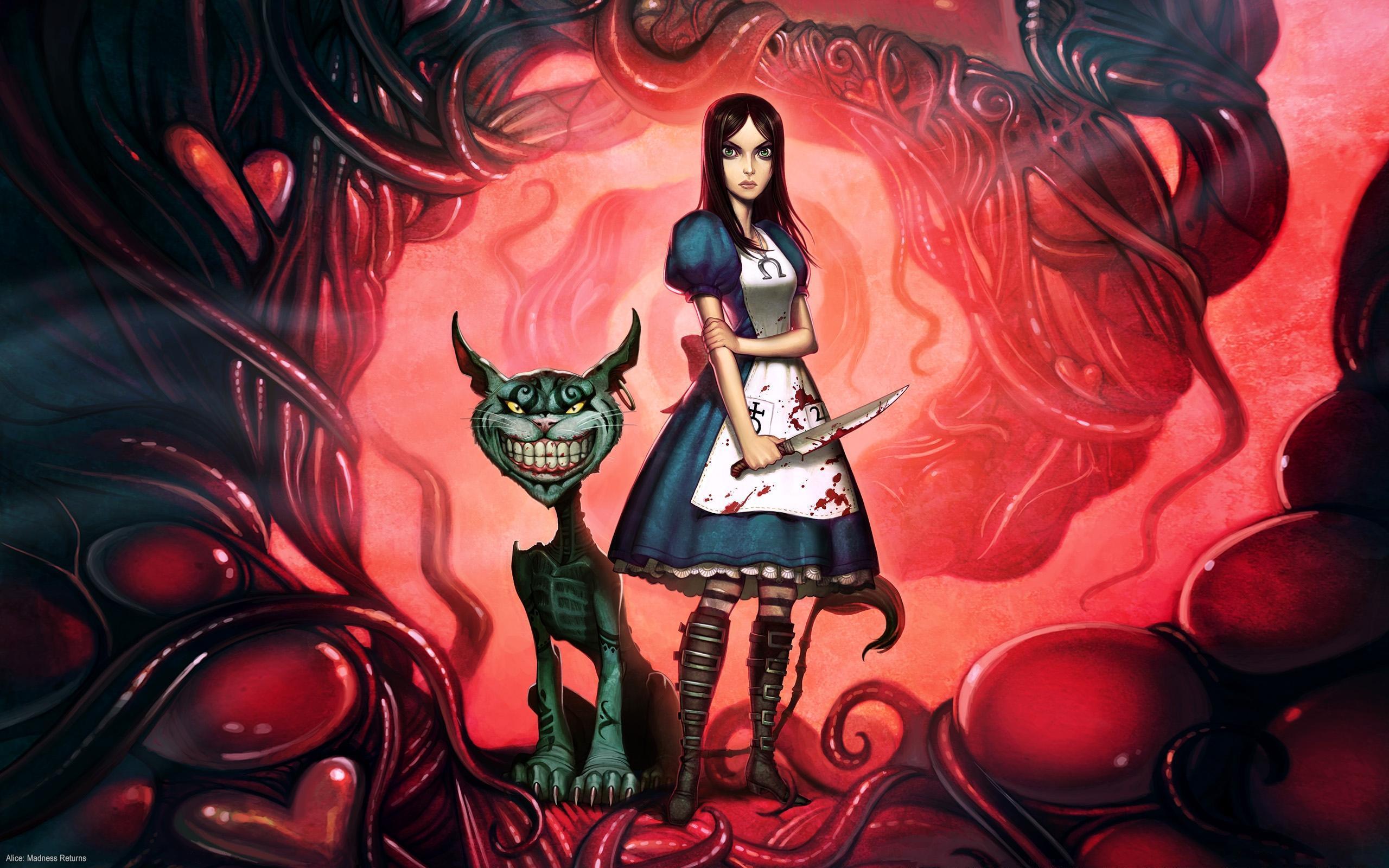 Фотографии Алиса American McGee's Alice Игры 2560x1600.