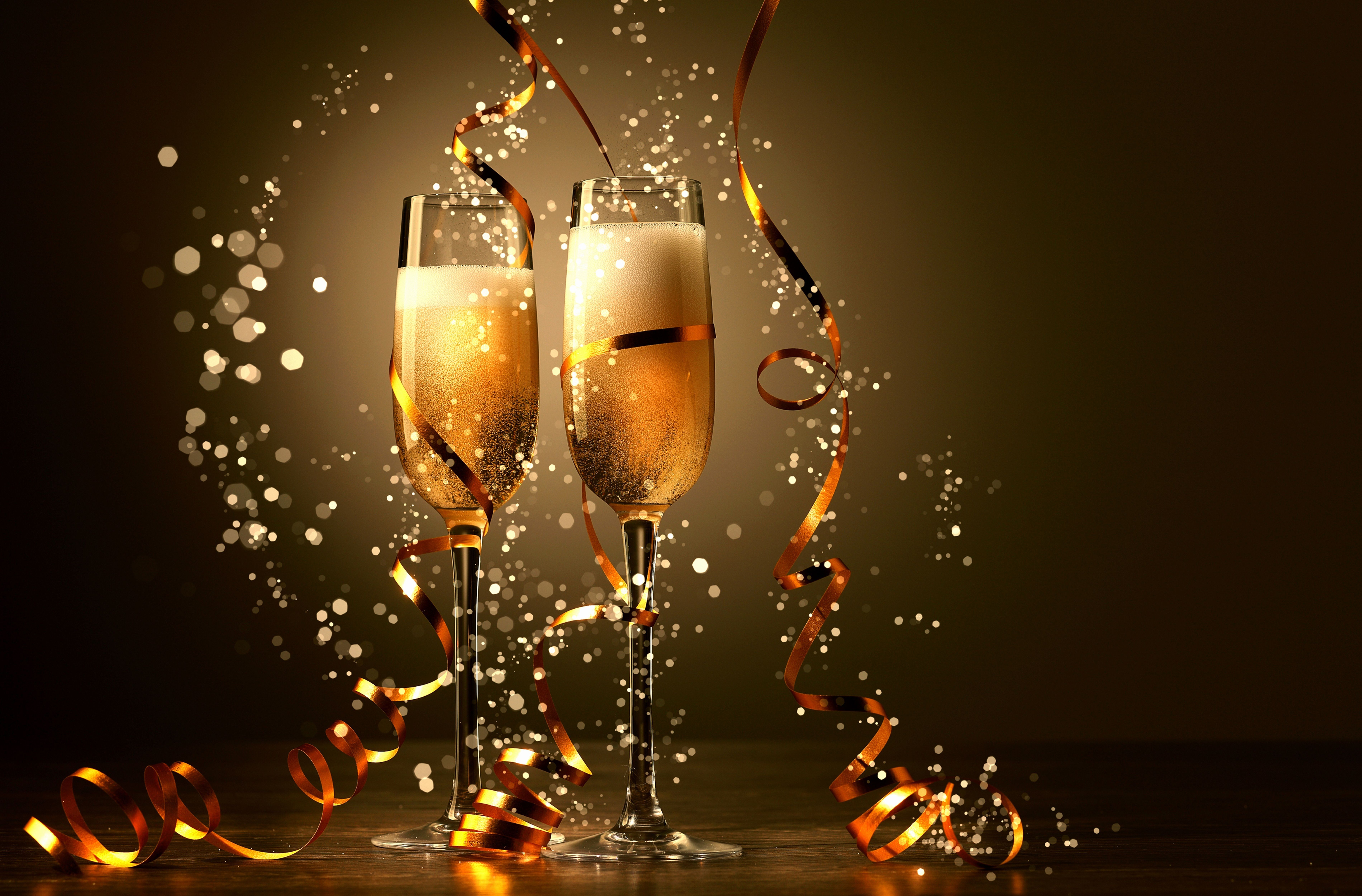 2017 шампанское серпантин украшения новый год бесплатно