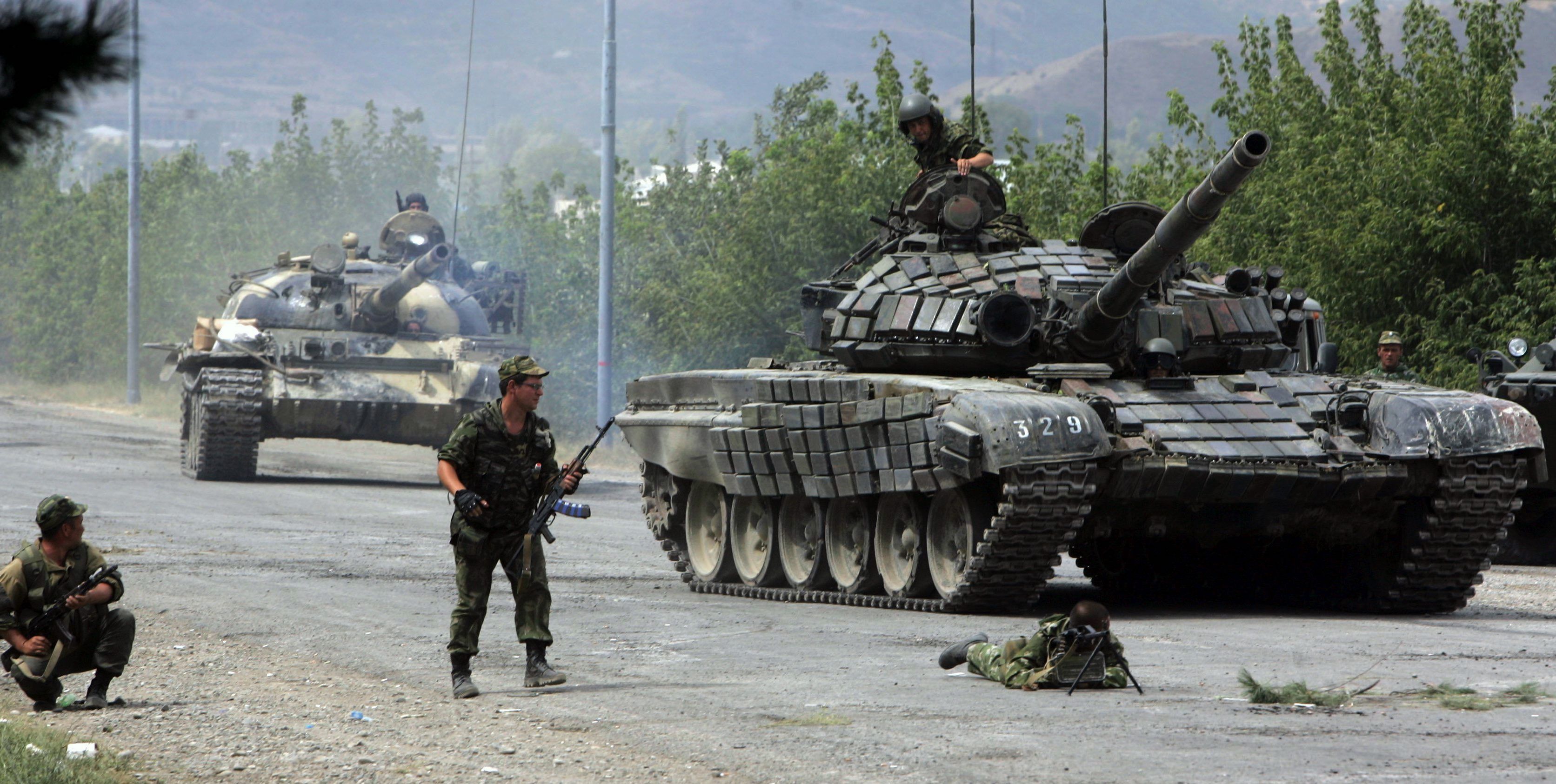 Т-62 В Южной Осетии 2008