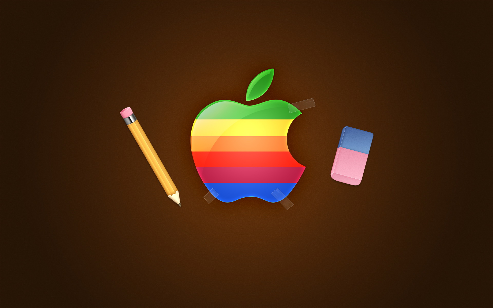Apple в радуге загрузить