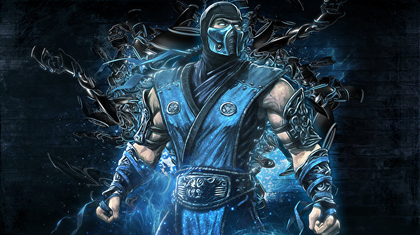 Фотография Mortal Kombat Ниндзя Sub Zero Игры 600x337