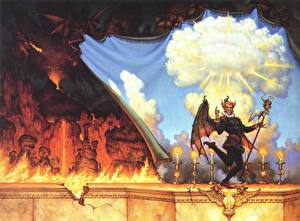 Фотография Don Maitz Колдун Фэнтези