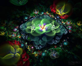 Фото 3D Графика Цветы