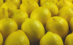 Картинка Фрукты Лимоны Много Еда