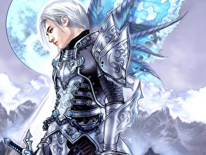 Картинки Shunya Yamashita Фантастика Аниме Девушки