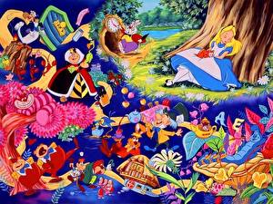 Обои Disney Алиса в стране чудес - Мультики мультик