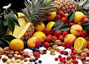 Фото Фрукты Натюрморт Еда