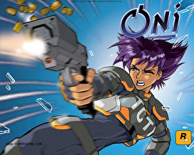Картинки Oni компьютерная игра