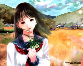 Обои Микимото Харухико Аниме