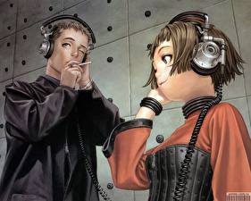 Обои Ренжи Мурата Наушники