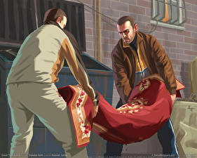 Картинка Grand Theft Auto GTA 4 компьютерная игра