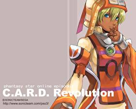 Обои Phantasy Star Phantasy Star Online:Episode3 - C.A.R.D.Revolution