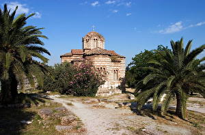 Обои Храмы Греция Византийская церковь