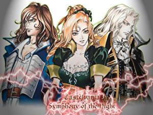 Обои для рабочего стола Castlevania Castlevania: Symphony of the Night компьютерная игра
