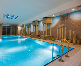 Картинки Интерьер Плавательный бассейн