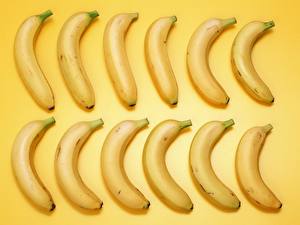 Фотография Фрукты Бананы Еда