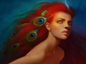 Обои для рабочего стола Thienbao Фантастика Девушки