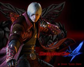 Фотографии Devil May Cry Devil May Cry 4 Данте компьютерная игра