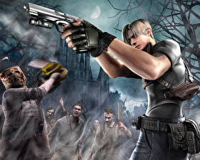 Картинки Resident Evil Resident Evil 4 компьютерная игра