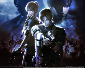 Обои Resident Evil Resident Evil: The Darkside Chronicles компьютерная игра