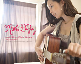 Обои для рабочего стола Marie Digby Музыка