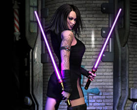 Картинки Aphrodite 3D Графика Девушки