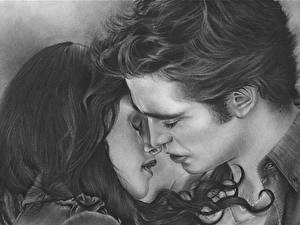 Картинка Сумерки. Сага Сумерки Robert Pattinson Кристен Стюарт кино