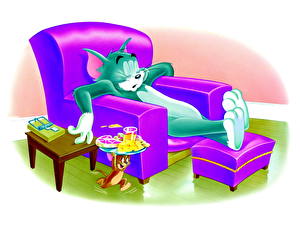 Обои Том и Джерри мультик