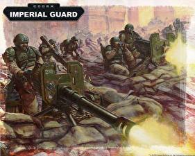 Фото Warhammer 40000 Imperial Guard компьютерная игра