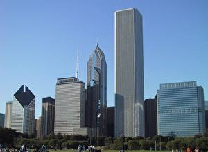 Картинки Здания США Чикаго город