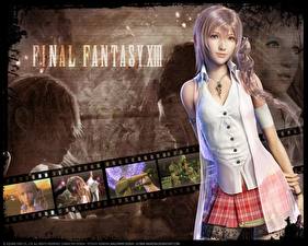 Обои для рабочего стола Final Fantasy Final Fantasy XIII компьютерная игра