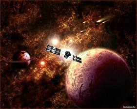 Картинки Планета Орбитальные станции